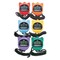 S&S Worldwide Set of 6 Stopwatches with Lanyards. 6 Different Colored 3 Button Count Up Stopwatches. Records and Displays Elapsed Time and Cumulative Splits up to 24 Hours.